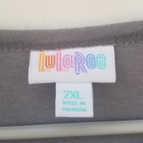Lularoe 2XL stripe Randy top - Picture 5 of 7